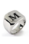 Yazı Yazılabilen Paslanmaz Çelik Erkek Yüzük