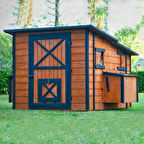 MANDU Ahşap Tavuk Kümesi (30 Tavuk)