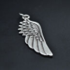 Melek Kanat Kolye Ucu - Antik Gümüş Kaplama - Kod:3