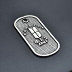 BTS Army Künye Kolye Ucu - Antik Gümüş Kaplama - Kod:180