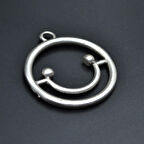 Gülen Yüz- Smile Kolye Ucu - Antik Gümüş Kaplama - Kod:205