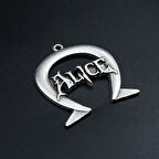 Alice Kolye Ucu - Antik Gümüş Kaplama - Kod:301