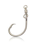 Mustad Swivel Demon Offset Circle SE39943NP 4X Strong Olta İğnesi STAINLESS STEEL-NO:6/0 - 2Lİ