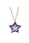 Yıldız Rose Renk Kadın Gümüş Kolye