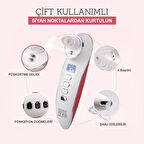 Şarjlı Cilt Bakım ve Siyah Nokta Temizleme Cıhazı ( Kırmızı )