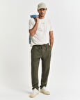 GANT Erkek Yeşil Relaxed Fit Pantolon