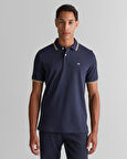 GANT Erkek Lacivert Regular Fit Polo