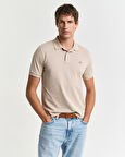 GANT Erkek Bej Regular Fit Polo