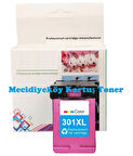 HP 301XL-CH564EE (1000-1010-1050-1510-1512-1514-2000-2050-2054-2510-2514-2540-2542-2544-2549-3000-3050-3052-3054-3055-3057-3059-2620-2622-2624-4630-4632-4634-4636-ENVY 4500-5530) Muadil Renkli Kartuşu