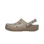 croc 210927-214 CLASSIC FLORAL CUT OUT CLOG SPOR TERLİK SANDALET