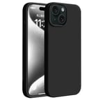 Apple iPhone 15 Kılıf First Silikon - Siyah