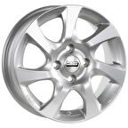 CMS-1059-03 6.0x15"-4x108 ET45 63.4 Silver Jant (4 Adet)