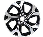 EMR-S1026-01 7.0x17" -4x100 ET35 67.1 Deep Black Diamond Gloss Jant (4 Adet)
