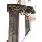 Metal Taşıyıcılı Kapı Üstü Pratik Sundurma 290x120 cm Md2