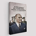 O Gün Sadece Bir Zafer Değil Yarınları Kazandık Atatürk Tablosu-6051