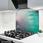 DİSEGNO CAM OCAK ARKASI KORUYUCU | TÜY DESENLİ