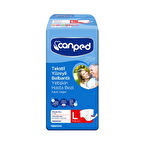 Canped Hasta Bezi Belbantlı Tekstil Büyük 7'Li 4 Adet