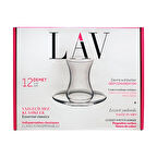 Lav Demet Çay Seti 12'Li 4 Adet