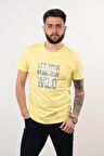 SLİMFİT BASİC BASKILI ERKEK T-SHİRT