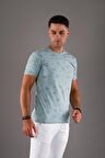 SLİMFİT BASKILI PAMUKLU ERKEK PENYE T-SHİRT