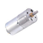 Robotistan 12V 25mm 130 RPM Redüktörlü DC Motor