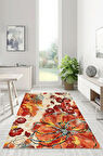 Renklerin Dansı Modern Mekânlara Çiçekli Halı Dokunuşu Kayman Taban Halı