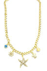 Deniz Yıldızı Kolye - Altın