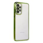 Samsung Galaxy A73 5g Kılıf Razer Lensli Silikon - Yeşil