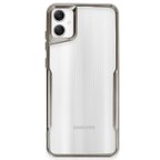 Samsung Galaxy A06 Kılıf Boyi Silikon Kapak - Titan Gri