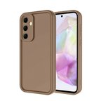Samsung Galaxy A36 Kılıf Viera Silikon - Kahverengi