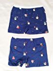 Kız Çocuk Boxer Lacivert 2'li
