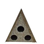 Reyo Kedi Evi Dış Ortam Uygun Ahşap Kedi Evi OSB 78x76x35 cm - CAT21