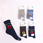 ERKEK ÇOCUK COPY DESEN SOKET ÇORAP (4 ADET)