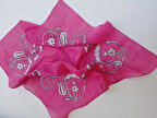Kare Pamuklu Bandana, El Boyaması Ve Tahta Baskılı Bandana, Fular , Moli Tasarım
