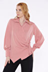 Toka Detaylı Bluz | 36