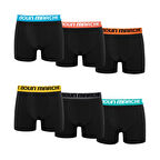 Erkek Boxer Likralı Premıum 6'lı Kutu DANİEL BM-CLR