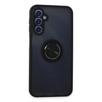 Samsung Galaxy M34 5g Kılıf Montreal Yüzüklü Silikon Kapak - Siyah
