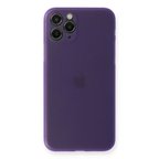 Apple İphone 11 Pro Max Kılıf Pp Ultra İnce Kapak - Mor