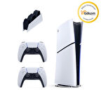 Sony Playstation 5 Slim 825 GB Digital Edition + 2. Dualsense + Şarj İstasyonu (Bilkom Garantili)