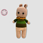 Uretti - gülnur 2184 - El Yapımı Amigurumi  Ayıcık 21cm - Krem