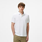 Nautica Erkek Beyaz Classic Fit Polo Yaka T-Shirt