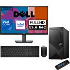 Dell Vostro 3030 mt Intel Core I5 12400 48GB Ddr5 512GB SSD 23.8" Fhd Ubuntu Intel® UHD Graphics 730 Masaüstü Bilgisayar 23N3030I5EMEAU22 + Zetta USB Bellek