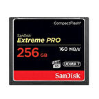 Sandisk Extreme Pro 256 GB 4K CF Compact Flash Hafıza Kartı 160mb/s