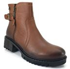 Venüs 1950807 Günlük Hakiki Deri Kadın Bot-Taba