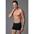 Eros Compact Boxer 2'li ERS008 siyah