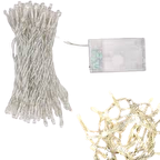 YILBAŞI LED YEŞİL ŞEFFAF KABLO PİLLİ 2.5 M (PİL DAHiL DEĞİL)