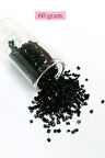Kesme Cam Boncuk 2mm - 60 Gram - Siyah - BNC360