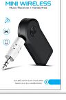 Araç İçi Kablosuz Müzik Aktarma ve Telefon Görüşme Aparatı AUX Mini Wireless