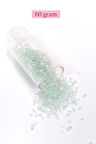 Kesme Cam Boncuk 2mm - 60 Gram - Şeffaf Beyaz - BNC368