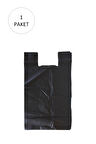 Siyah Hışır Atlet Poşet Mini Boy 22x31 cm 1 Paket Takriben 500 Adet